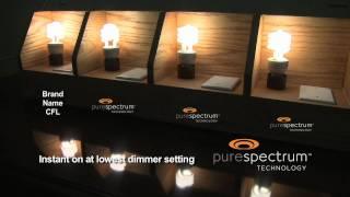 PureSpectrum dimmable CFLs are the gateway to increased energy efficiency