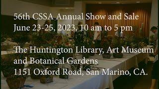 CSSA Show and Sale June 23-25, 2023