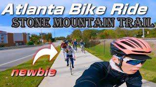 Riding with Bike Newbies! The Stone Mountain Trail!