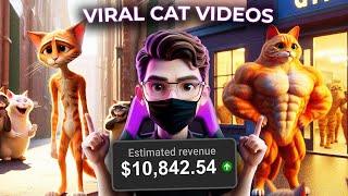 Create Viral Cat Shorts Using AI: Complete Guide | Youtube Automation for Tiktok