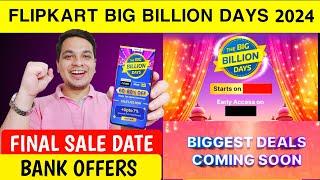 Flipkart Big Billion Days 2024 Official Sale Date & Bank Offers  Big Billion Days 2024 | BBD SALE 