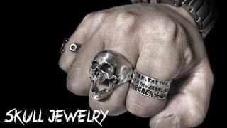 Skull jewelry sivler skull rings - MENSSKULL