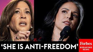 Tulsi Gabbard Torches 'Pro-Censorship' Kamala Harris At Trump NC Rally