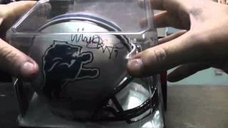 Stout79's 2012 Leaf Mini Helmet Football Box Break.(Mojo)Detroit Lions