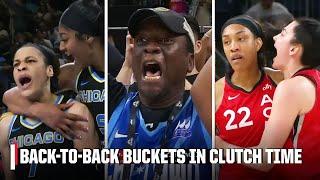 UNREAL ENDING IN ACES-SKY  A'ja Wilson & Chennedy Carter are CLUTCH  | WNBA on ESPN