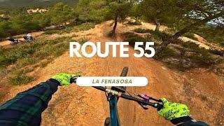 Route 55 Red Line Bikepark La Fenasosa Spain  Full Run POV RAW