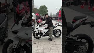 When your friend is not tall enough and wants to ride a racing bike? #Motorcycle #450race  #funny