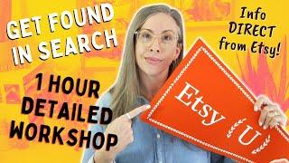 Etsy U: How to rank highly in Etsy search! - Etsy SEO/Discovery Workshop