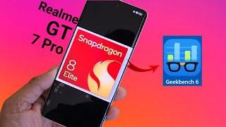 Realme GT 7Pro GeekBench 6 Snapdragon 8Elite 