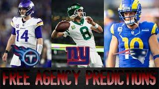 2025 NFL Free Agency Predictions!