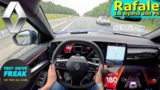 2024 Renault Rafale E-Tech Full Hybrid 200 PS TOP SPEED AUTOBAHN DRIVE POV