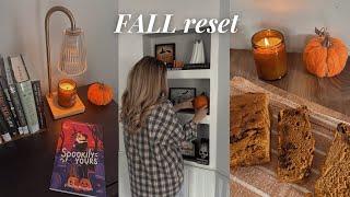 Hello Cozy October ️ resetting for autumn, fall baking & cozy fall day at home!!