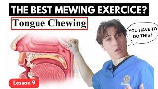 The best mewing exercice ! Tongue chewing.