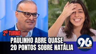 PAULINHO FREIRE ABRE VANTAGEM CONTRA NATALIA A 10 DIAS DO VOTAÇÃO EM 2º TURNO