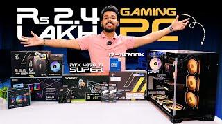 *ULTIMATE* Rs 2.4 Lakh Gaming, Editing, AI PC Build | Intel Core i7-14700K & RTX 4070 Ti SUPER