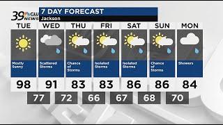 NBC 39 Weather Update for Tuesday, July 16, 2024