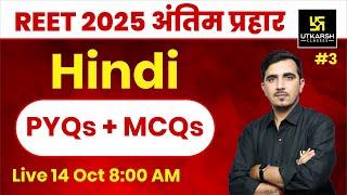 REET 2025 | Hindi PYQs & MCQs Part-3 for REET 2025 | By Sunil khokhriya Sir