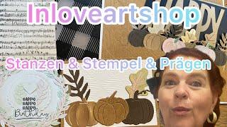 Inloveartshop ️ Stanzen & Stempel & Prägen Haul ️ WOW mit Rabattcode für Euch ️ 25% off