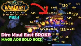 SOD: Phase 4 | Mage Solo Dire Maul East (DME) - SOD Gold Farm