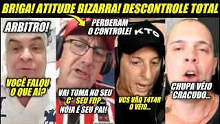 BR!GA HISTÓRICA NO PAPO RETO! EX ARBITRO VAI PRA CIMA DO VÉIO APÓS PEGAR AR COM LANCE! #youtube