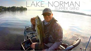 Lake Norman Bass Fishing / I covered a sh%t ton of water for this..