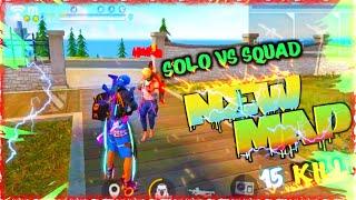 Solo Vs Squad||New Map Gameplay||15 Kill ||Gaming Bipul||Garena Free Fire