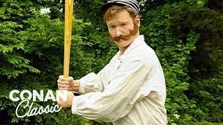 Conan Plays Old Timey Baseball | Late Night with Conan O’Brien