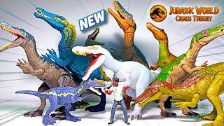 New WHITE Baryonyx & COMPLETE Baryonyx Toys Collection from Jurassic World!