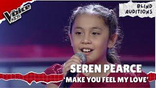 Seren Pearce gives a moving performance of ‘Make You Feel My Love’ | The Voice Kids