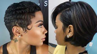 Dope Tapered Cuts, Banging Bobs and Stylish Pixie Haircuts for Black Queens