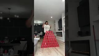 Cup stacking challenge with my nephew!! #familyfriendly #cupchallenge #funny