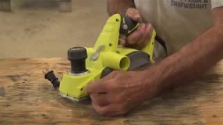 How to tune up your electric planer for best results!