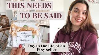 DAY IN THE LIFE OF AN ETSY SHOP OWNER  WHAT EVERY ETSY SHOP OWNER NEEDS TO KNOW