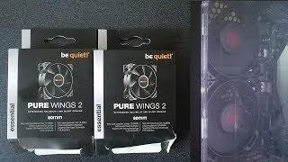 be quiet! Pure Wings 2 80mm Fans Unboxing and Installation