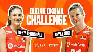 DERYA CEBECİOĞLU - BEYZA ARICI DUDAK OKUMA CHALLENGE!