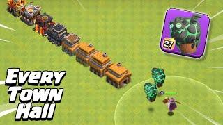 Lavaloon Equipment vs Every Town Hall! - Clash of Clans