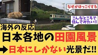 【海外の反応】日本各地の田園風景→日本にしかない光景だ！！に対する海外ニキたちの反応集【】