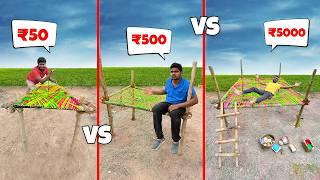 Overnight Survival Challenge on Different Trampolines Low Budget to High Budget Telugu Experiments