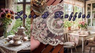 75+ Small Kitchen Lace & Ruffles DECOR Create Space w/ Lace & Ruffles to Encourage Nostalgic Warmth