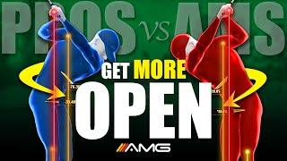 Pros vs Ams: FIX Pulls and Be MORE Open At Impact ️‍️