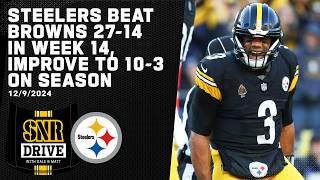 Recap of Steelers 27-14 Win vs. Browns | SNR Drive | Pittsburgh Steelers