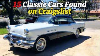 Hidden Gems | $25,000 or Less Classic Cars Found on Craigslist for Sale by Owners!