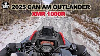 2025 Can Am Outlander XMR 1000R First Ride on Icy Trails ATV Off Road