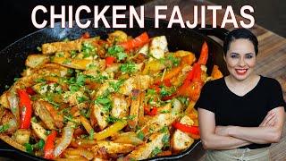 How to make CHICKEN FAJITAS | Chicken fajita MARINADE | Villa Cocina