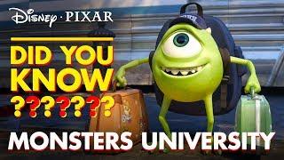 Pixar Did You Know? Fun Facts About Monsters University