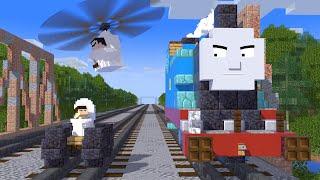 SKIBIDI TOILET RACING!! THOMAS!! IN MINECRAFT ANIMATION!!