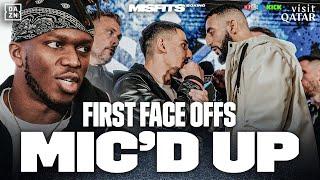 We Mic'd up KSI for the Misfits Boxing first face offs | Qatar The Supercard