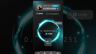 BEST TELEGRAM TON EARNING BOT#TON#earn#free#tonvex#income#telegram