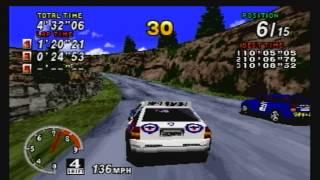 Sega Rally Playthrough (Lancia Delta)