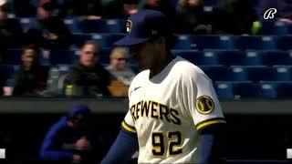 VÍCTOR CASTAÑEDA, BREWERS VS RANGERS 02 MARZO  2023